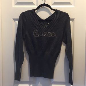 Guess long sleeve v-neck sweater